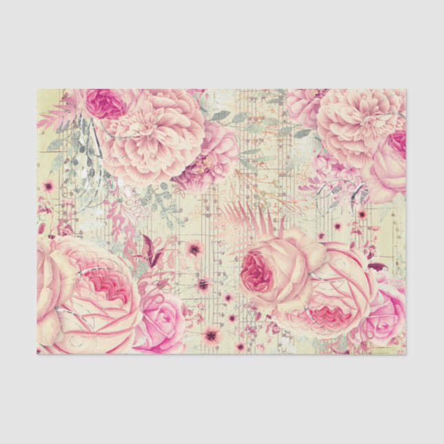 flowers music sheet (Front)
