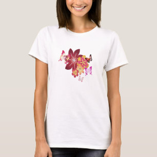Flowers n Butterflies T-Shirt