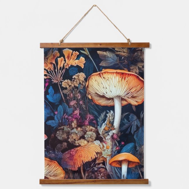 Flowers nature art hanging tapestry (Front)