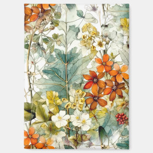 Flowers nature art  magnet