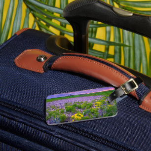Flowers North Dakota Red River Valley Luggage Tag