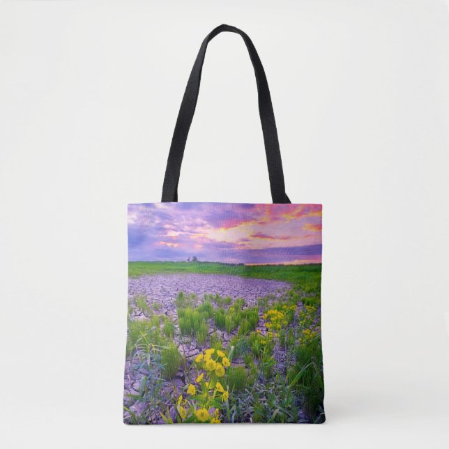 Flowers | North Dakota Red River Valley Tote Bag (Front)