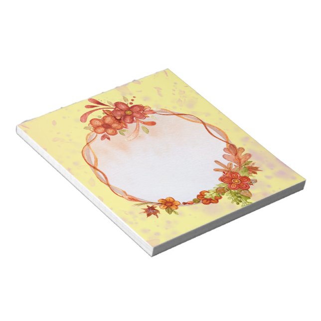 Flowers Notepad (Angled)