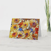 Flowers of Faith Mums Bible Verse Card