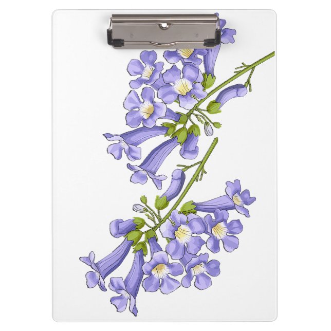 Flowers of Jacaranda Brazil Clipboard (Front)