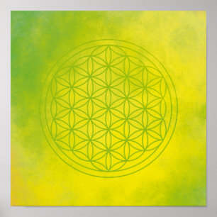 Flowers of life poster