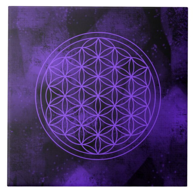 Flowers of life tile (Front)