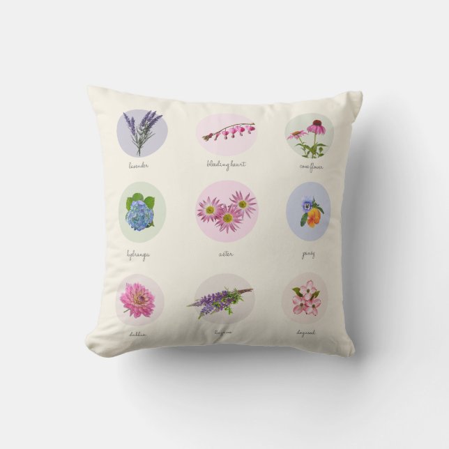 Flowers of New England Cushion (Front)