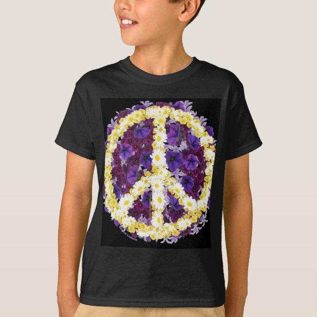 flowers of peace T-Shirt (Front)