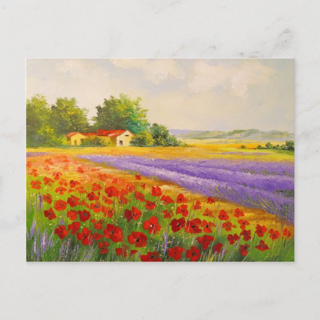 Flowers of Provence Postcard (Front)