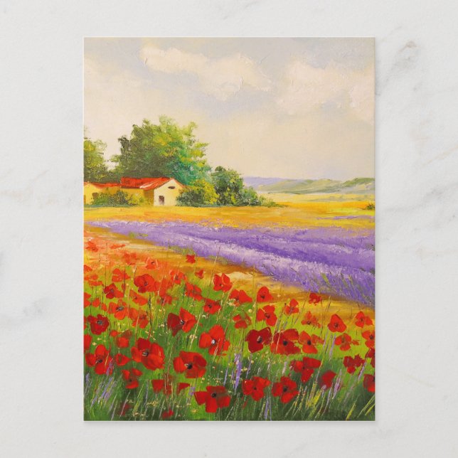 Flowers of Provence Postcard (Front)