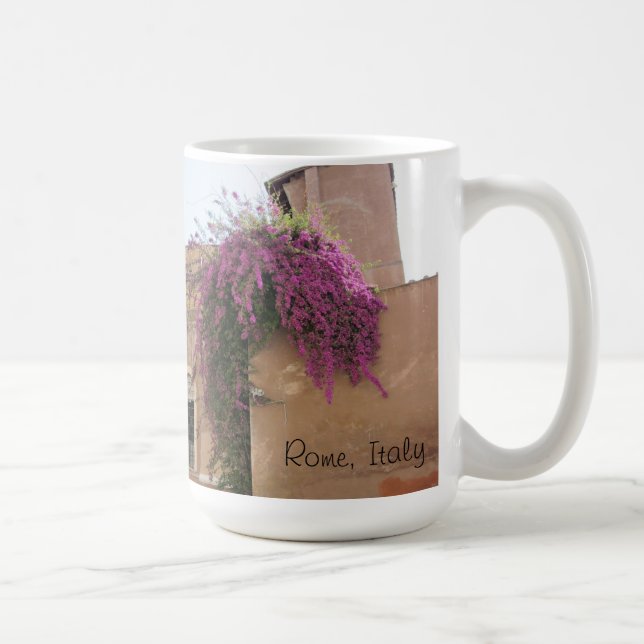 Flowers of Rome, Italy Coffee Mug (Right)