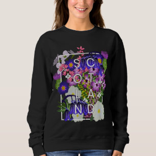 Flowers of Scotland Word Art - Scottish Pride Sweatshirt