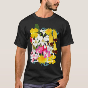 Flowers of Taiwan Word Art  Taiwanese Pride  T-Shirt
