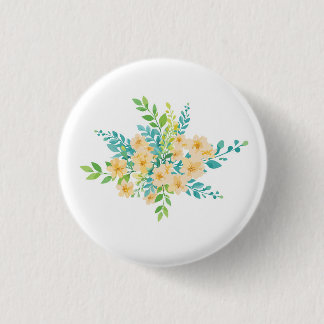 "Flowers of the Field" 3 Cm Round Badge