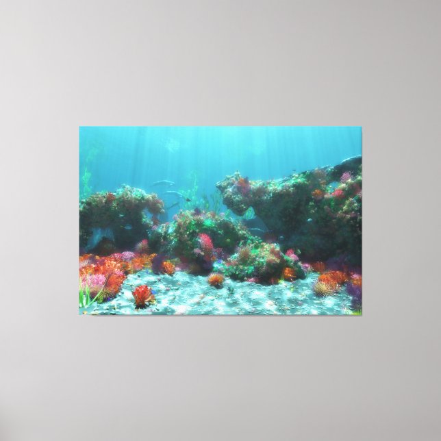 Flowers of the Sea Canvas Print (Front)