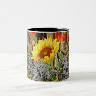 Flowers of Tuscany Two-Tone Coffee Mug