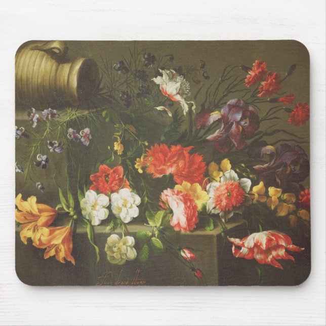 Flowers on a Ledge, 1665 Mouse Pad (Front)