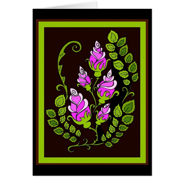 Flowers on Black (Front)