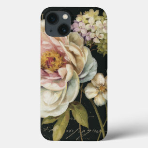 Flowers on Black iPhone 13 Case