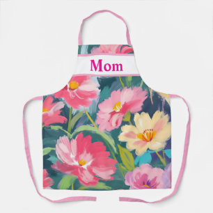 Flowers on Blue Apron