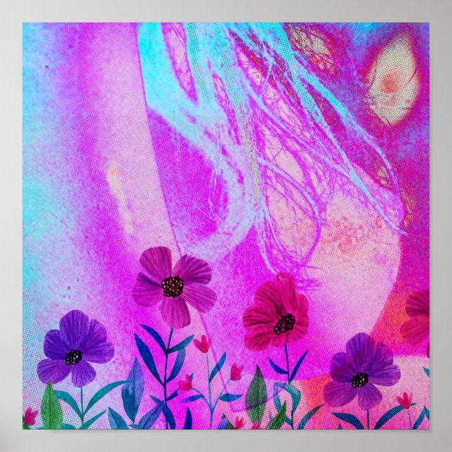 Flowers on the chest poster (Front)
