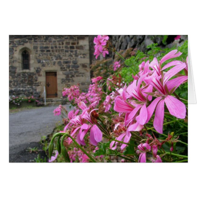 Flowers on the Way Card (Front Horizontal)