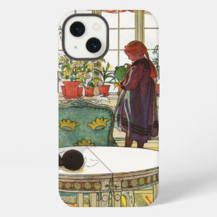 Flowers on the Windowsill by Carl Larsson iPhone 13 Case