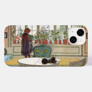Flowers on the Windowsill From A Home Carl Larsson Case-Mate iPhone 14 Case
