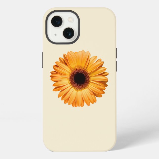 Flowers | Orange Gerbera iPhone Case (Back)