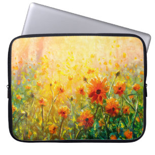 Flowers paintings monet painting claude impression laptop sleeve