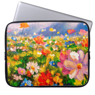 Flowers paintings monet painting claude impression laptop sleeve