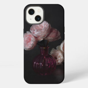 Flowers Pale Pink Peonies in Vase iPhone 13 Case