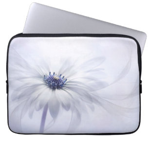 Flowers Pale Purple Flower Laptop Sleeve