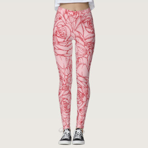 Flowers Pattern 14 Leggings