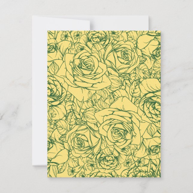 Flowers Pattern 15 Card (Front)