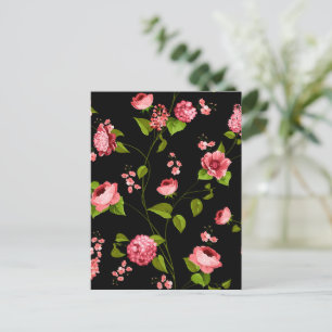 Flowers Pattern 18 Postcard
