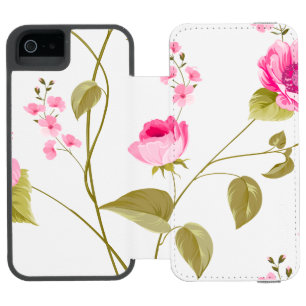 Flowers Pattern 19 Incipio Watson™ iPhone 5 Wallet Case
