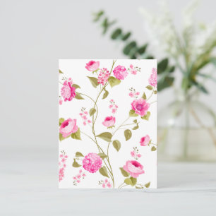 Flowers Pattern 19 Postcard