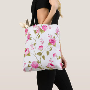 Flowers Pattern 19 Tote Bag