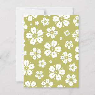 Flowers Pattern 1 Magnetic Invitation