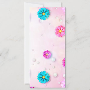 Flowers Pattern 7 Magnetic Invitation
