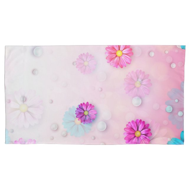 Flowers Pattern 7 Pillowcase (Front)