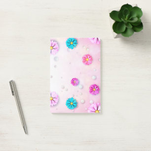 Flowers Pattern 7 Post-it Notes