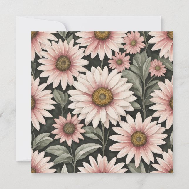 flowers pattern card (Front)