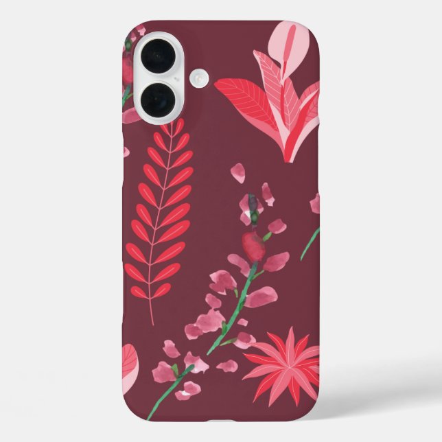 Flowers pattern  Case-Mate iPhone case (Back)