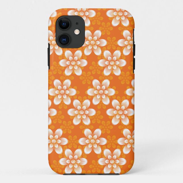 Flowers Pattern Case-Mate iPhone Case (Back)