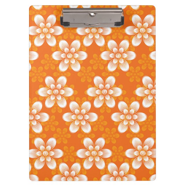 Flowers Pattern Clipboard (Front)