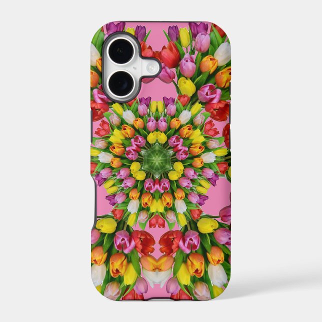 Flowers Pattern Design for iPhone / iPad case (Back)
