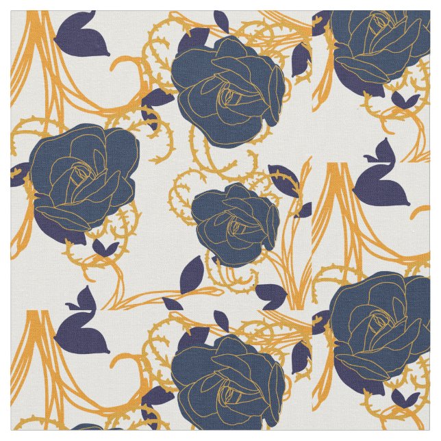 flowers pattern fabric (Close Up)